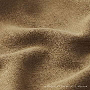 Fireproof Light Olive Viscose Linen Fabric for Blouses